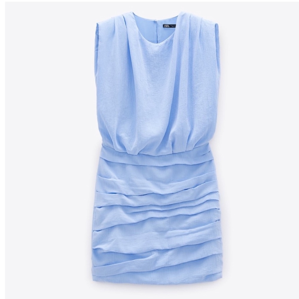 Blue Zara Mini Dress. Size L